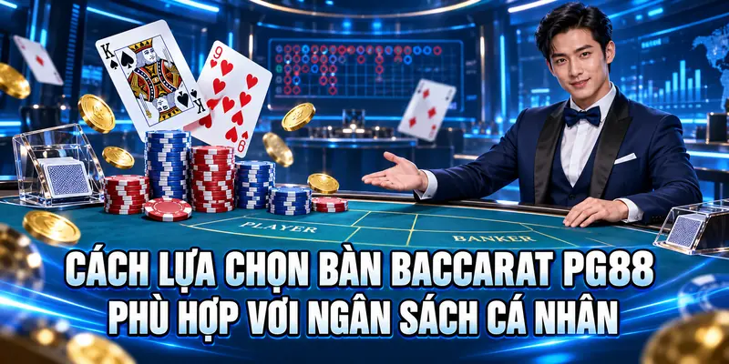Cách lựa chọn bàn baccarat PG88 phù hợp với ngân sách cá nhân